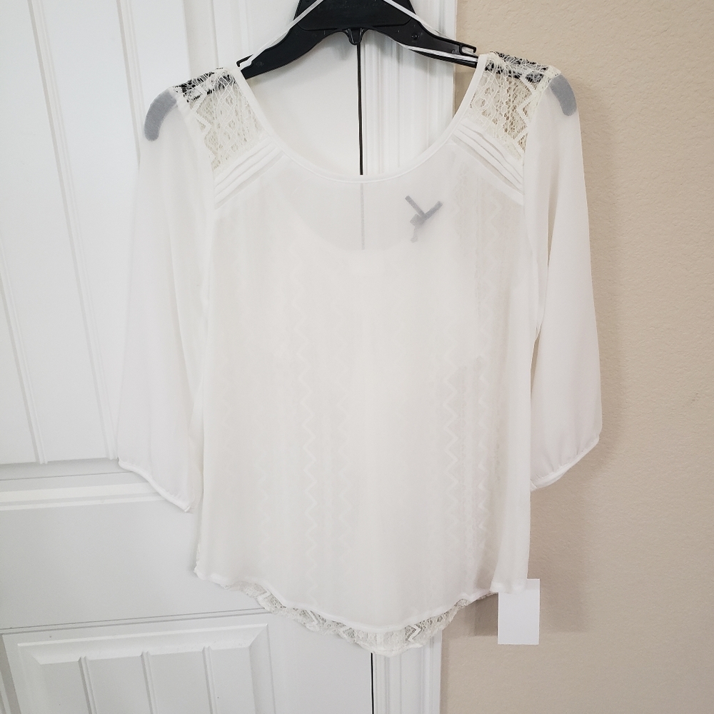 White Lace Top